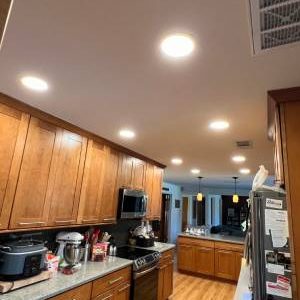 Residential Kitchen Lighting Installation